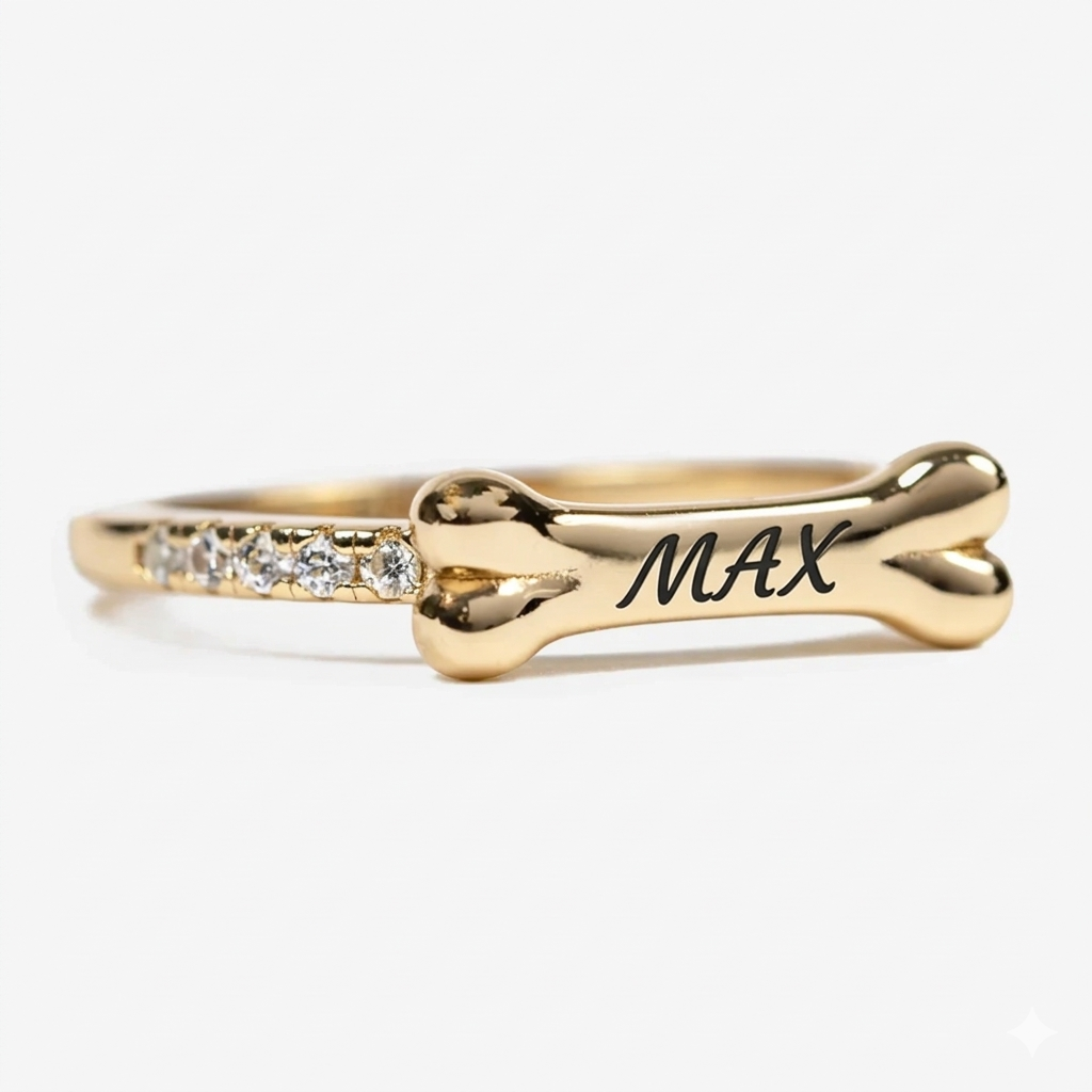 Personalisierter Pfotenring